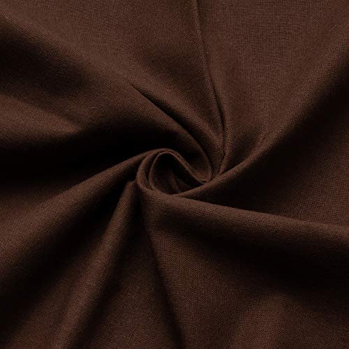 KIYOHARA シーチング 生地 約89cm×1mカット Col.541 ブラウン系 #6200C-1