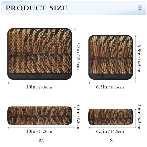 Image of Seat Belt Cover Pad 2 Pcs Soft Seat Strap Cover Cute Protector Support Head Neck Shoulder for Car Seats High Chair Backpack (10x7.7in) Animal Print
