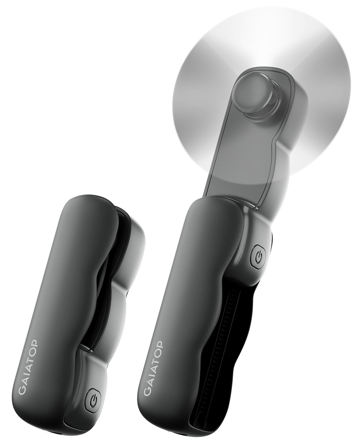 Gaiatop Portable Handheld Fan, 3 Speed USB Rechargeable Small Hand Cute Clouds Mini Slide Fans, Lash Makeup Pocket Personal Beach/Travel Essentials Summer Cooling Gifts for Women Girls