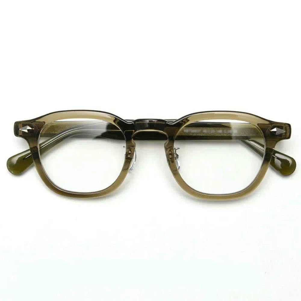 JJDFW retro owalne oprawki do okularów przezroczyste soczewki męskie oprawki okulary damskie okulary