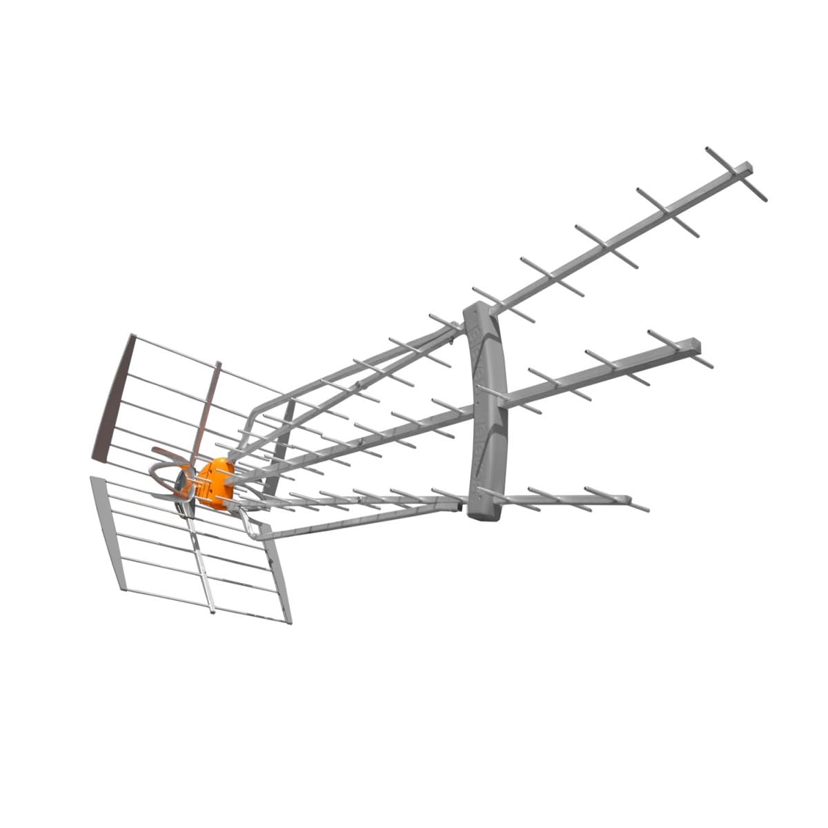 TELEVES 149721 DAT Boss LR Antenne UHF LTE700 (C.21 - C.48) pour Reception TNT Difficile