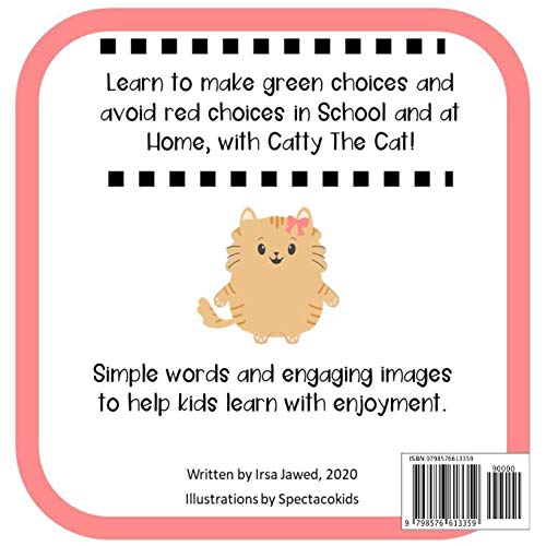 Catty The Cat Green Vs. Red Choices: A Children's book about good and bad behaviors, making good and bad choices, Classroom management, behavior management in kids, back to school - Image 2