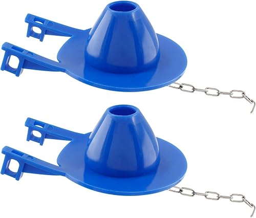 Hitefu Aleta de inodoro de 2 pulgadas, repuesto universal de goma para tapón de inodoro, ahorro de agua, compatible con tanque de inodoro estándar