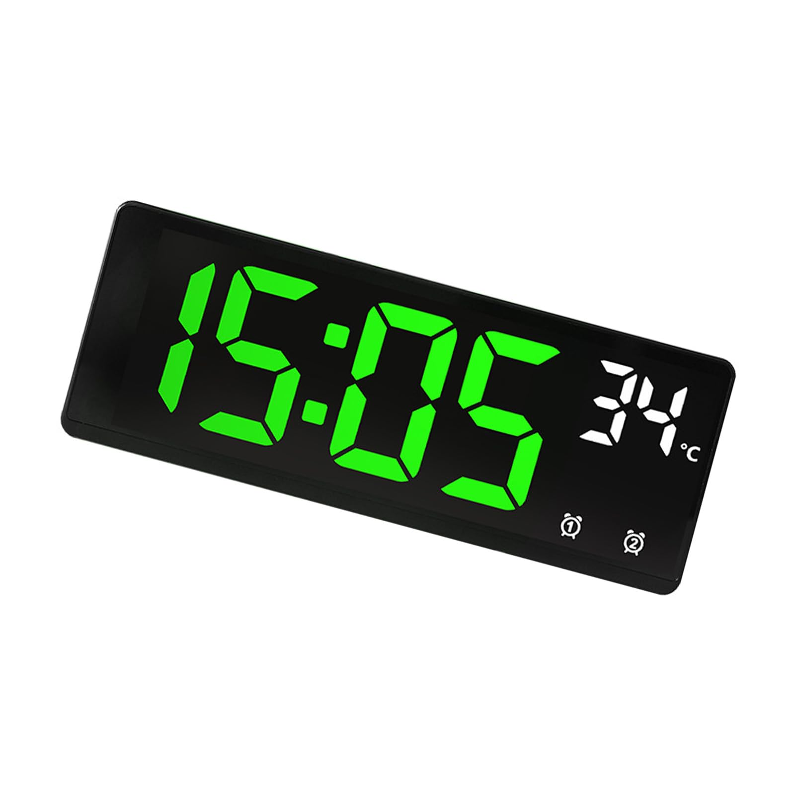 Msioytog Innovative Alarm Clock with Multiple Functions Including Temperature and Calendar for Home or Digital Alarm Clock