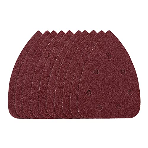 Draper 08611 Detail Sanding Sheets with Hook and Loop, 140mm, 40 Grit, SSD6 (Pack of 10)