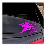 Signage Cafe Tinkerbell - Eat My Dust, Vinyl Decal in hot Pink