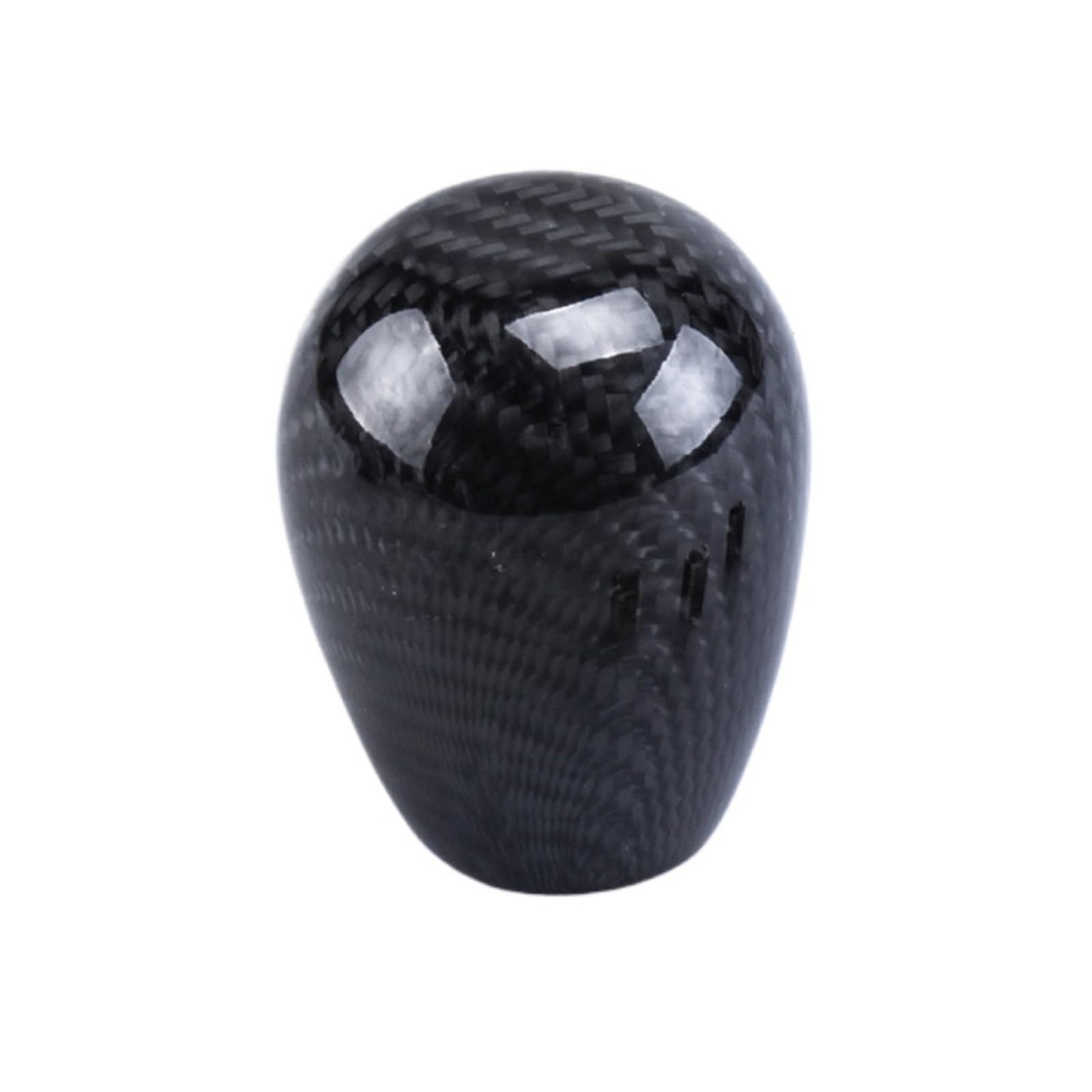 Kaiaygee Black Gear Shift Knob Red Real Fiber Adapters(,Ellipse)