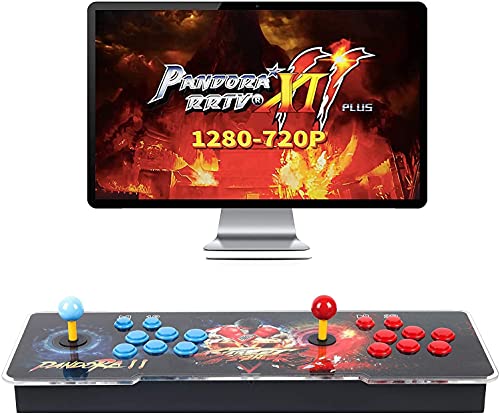 ã€3003 Games in 1ã€‘ Arcade Game Console ,Pandora Treasure 3D Double Stick,3003 Classic Arcade Game,Search Games, Support 3D Games,Favorite List, 4 Players Online Game,1280X720 Full HD Video Game (Red)
