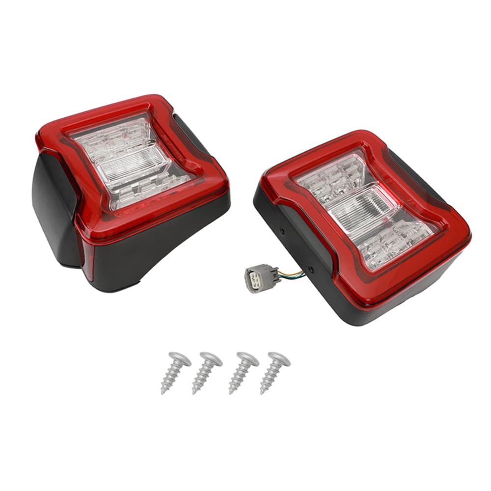Auto Luci Posteriori Fanali Posteriori Luce Retromarcia Luci Coda A LED Per Jeep Fanali Posteriori E9 30W Per Wrangler JK Per JKU 2007-2018 2017 2016 2015 2014 2013 2012 2011 2010 2009 ( Colore : SMOK