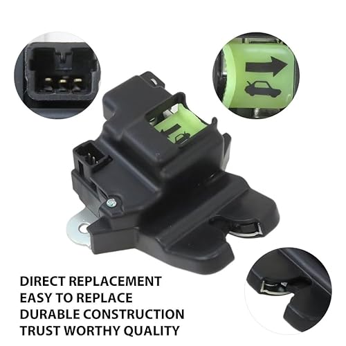 Miniatura 4 de Pestillo del maletero del portón trasero 81230-3X010 para Hyundai Elantra Limited Sedan 4 puertas 1.8L 1797CC l4 Gas DOHC aspirado naturalmente