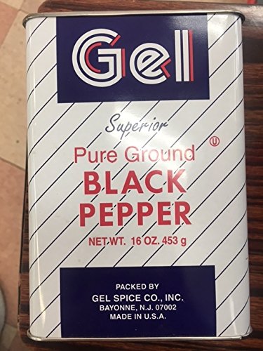 GEL Ground Superior Pure Black Pepper 16 OZ