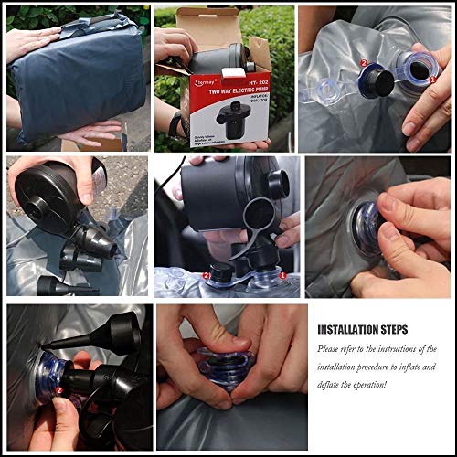 FBSPORT colchão para carro cama colchão de acampamento para carro cama de dormir colchão inflável vi