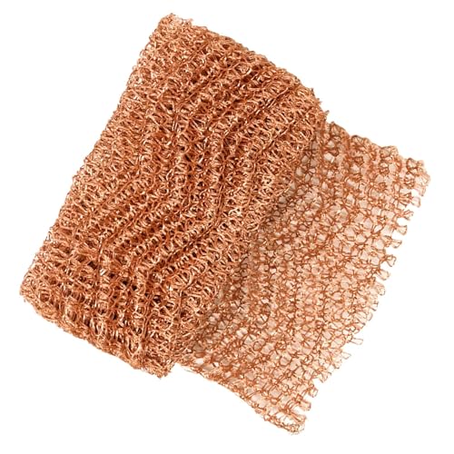 Copper Mesh Roll Double Layer Design Prevents Unwanted Guests Red Copper Multi Functional for Home and Garden Use