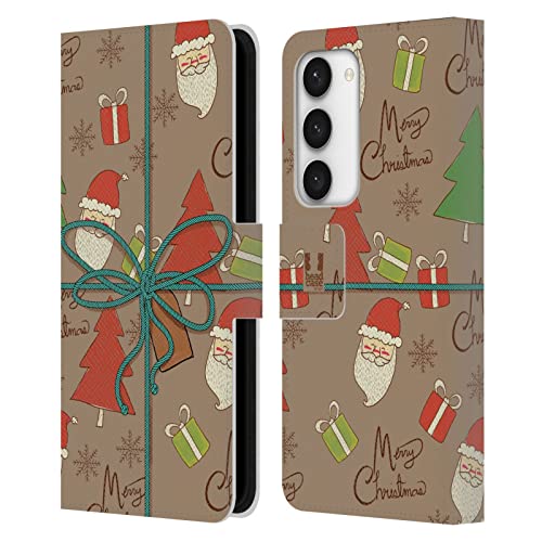Étui portefeuille Samsung S23 5G Head Case Designs avec fentes cartes en cuir