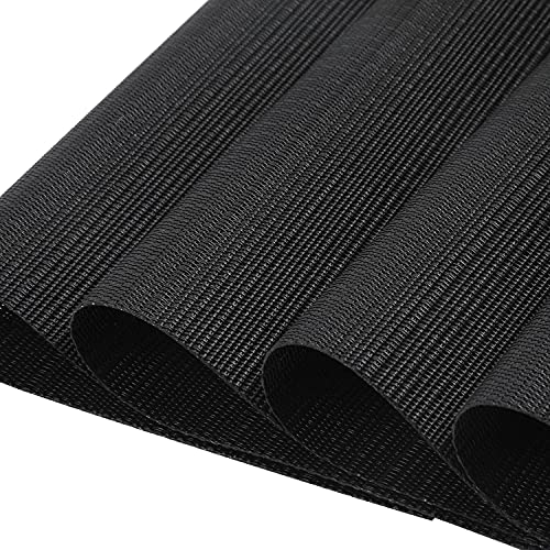 image for SHACOS Wedge Placemats Set of 8 Woven Vinyl Placemats for Round Table 