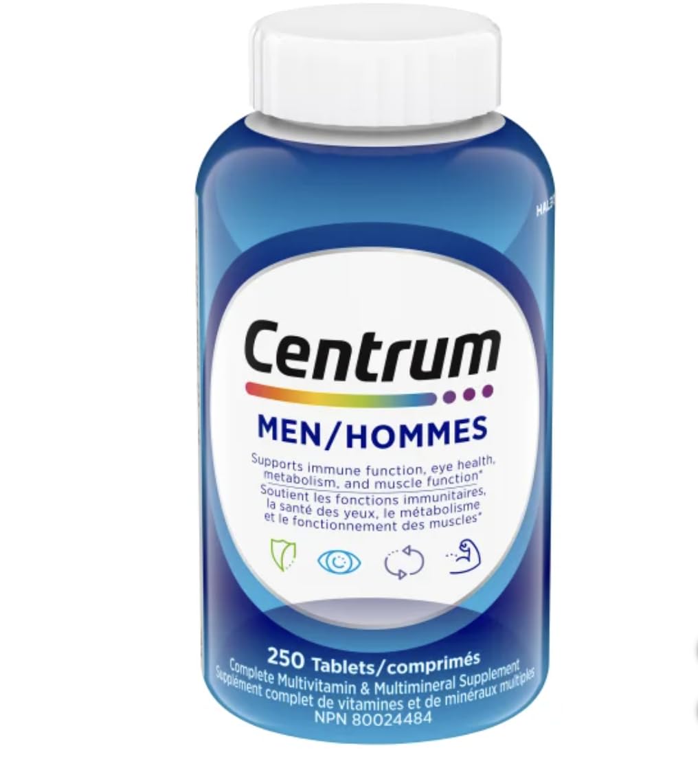 CentrumMultivitamin/Mineral for Men, 250 Tablets