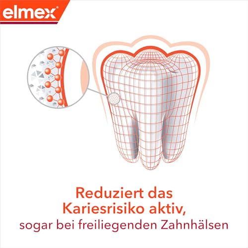 8. Bild von elmex Zahnpasta Kariesschutz Professional 75 ml – medizinische Zahnreinigung für hochwirksamen Kariesschutz – mit patentiertem Zuckersäuren-Neutralisator