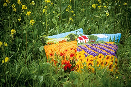 Image of Vervaco Counted XS Cushion LA, Poppies Landscape