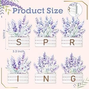 Watinc6pcsspringwoodendecorativesignslavenderthemedtabletopcenterpiecesignspurplelavendersfarmhouserusticpartydecorforspringholidayhome Urban Country Home Decor Watinc 6pcs spring wooden decorative signs lavender themed tabletop centerpiece signs purple lavenders farmhouse rustic party decor for spring holiday home urban country home decor
