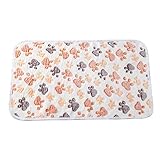 huahuajia Colchonetas para Perros Barato Camas para A Prueba De Mordeduras Gatos Casa Perro Grande For Gros Chien Chiot Chats White,Small