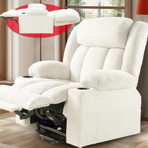 Cfvyne Triple Motor Large-Wide Power Lift Recliner Chair for Big