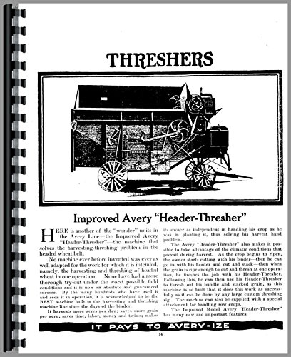 Avery all Sales Catalog Operators Manual      Unknown Binding
