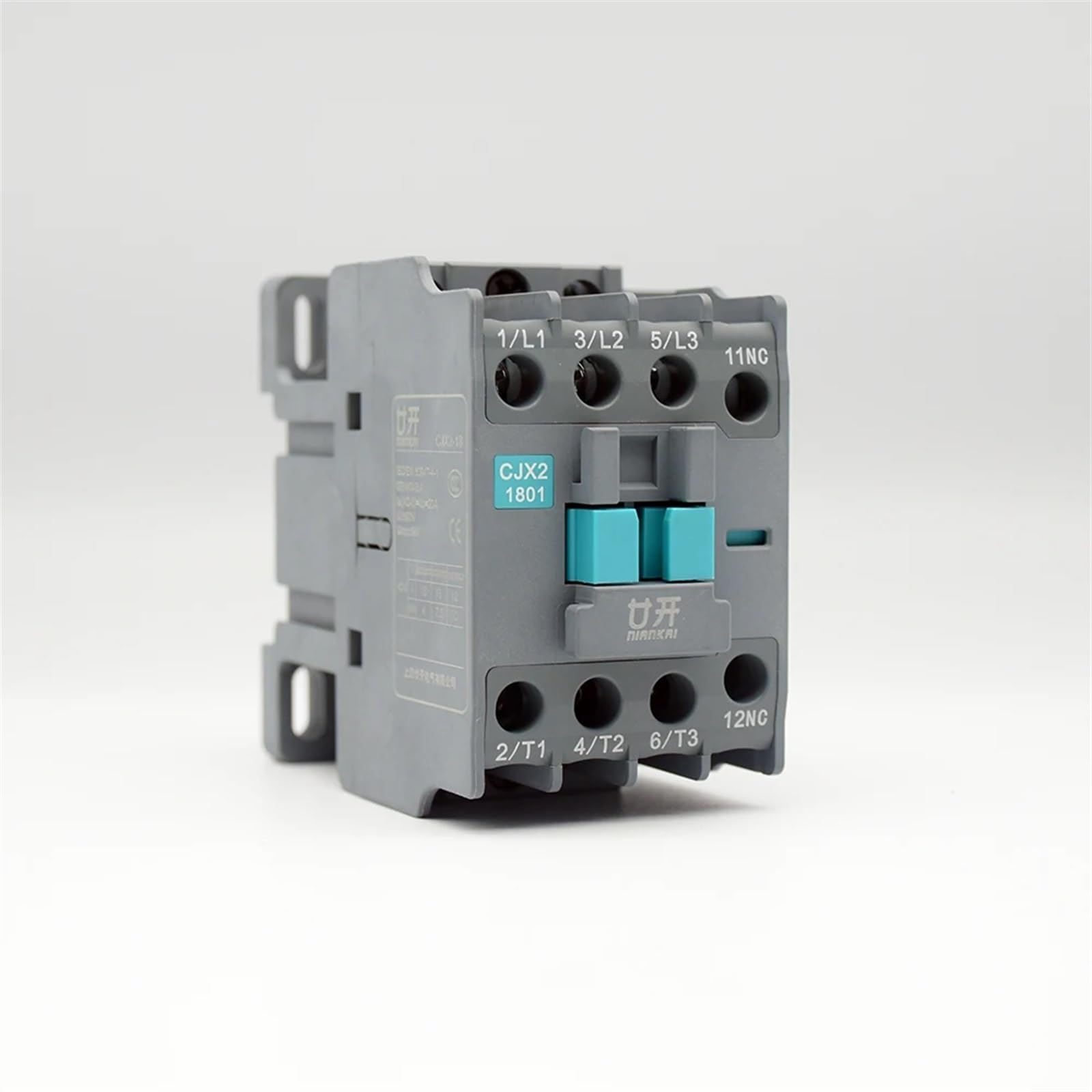 LHNBGTUIW AC contactor 18A 3P+1NO/1NC Rail Installation lc1d CJX2-1801/1810/1811 1 Normally Open Contact Closed(1801 1NC,36V)