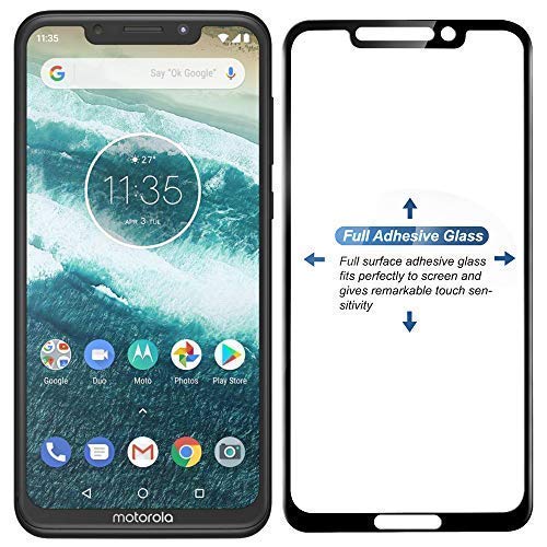 Image of DD SON (Black 11D Tempered Glass for Samsung, Redmi etc (Q-Moto One Power)