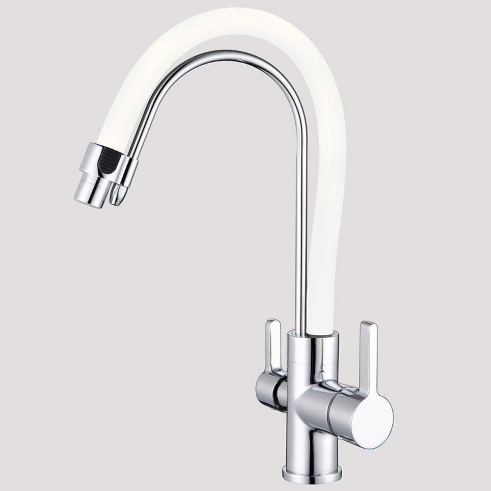 Mitigeur de cuisine flexible 2 modes avec sortie eau filtrée