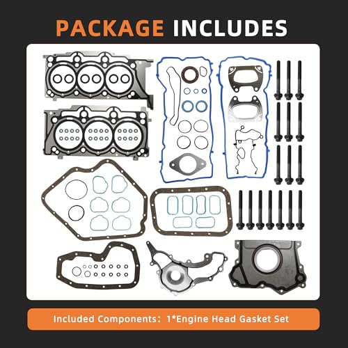 Image of 3.6 Cylinder Head Gasket Set, for Jeep Grand Cherokee /Wrangler, for Chrysler 200 /300, for Dodge Challenger /Charger, for Ram 1500 2011-2016, 3.6L V6 DOHC, HS26541PT, ES72467 Engine Head Gaskets kit