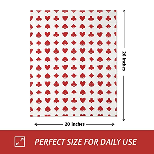 Folkulture Kitchen Towel With Hanging Loop, Set Of 3-100% Cotton Dish Towels For Valentine Décor, Decorative Tea Towels Or Hand Towels, Absorbent Dishcloths, 20" X 26" (Love Potion) #TOP3
