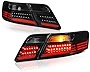 VIPMOTOZ Black Housing LED Tail Light Lamp Assembly For 2007-2009 Toyota Camry, Driver & Passenger Side