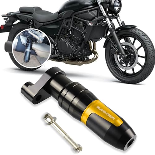 KAGEFUNE For エリミネーター Eliminator Eliminator SE 400 450 500 SE E400 E450 E500 2025 用 オートバイCNCアルミ合金アクセサリー マフラープロテクター エキゾーストスライダー フレ