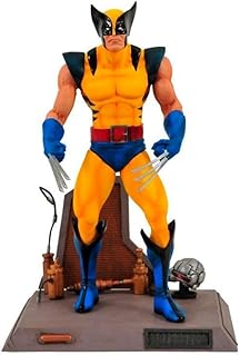 Diamond-DIADIA83698 Wolverine Lobezno Traje Amarillo Figura 18 cm con Base Marvel Select, Color, 18 Centimeters (NOV083698)