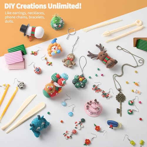 Image of Aestd-ST Polymer Clay 92 Colors, Oven Bake Modeling Clay for Kids & Artists