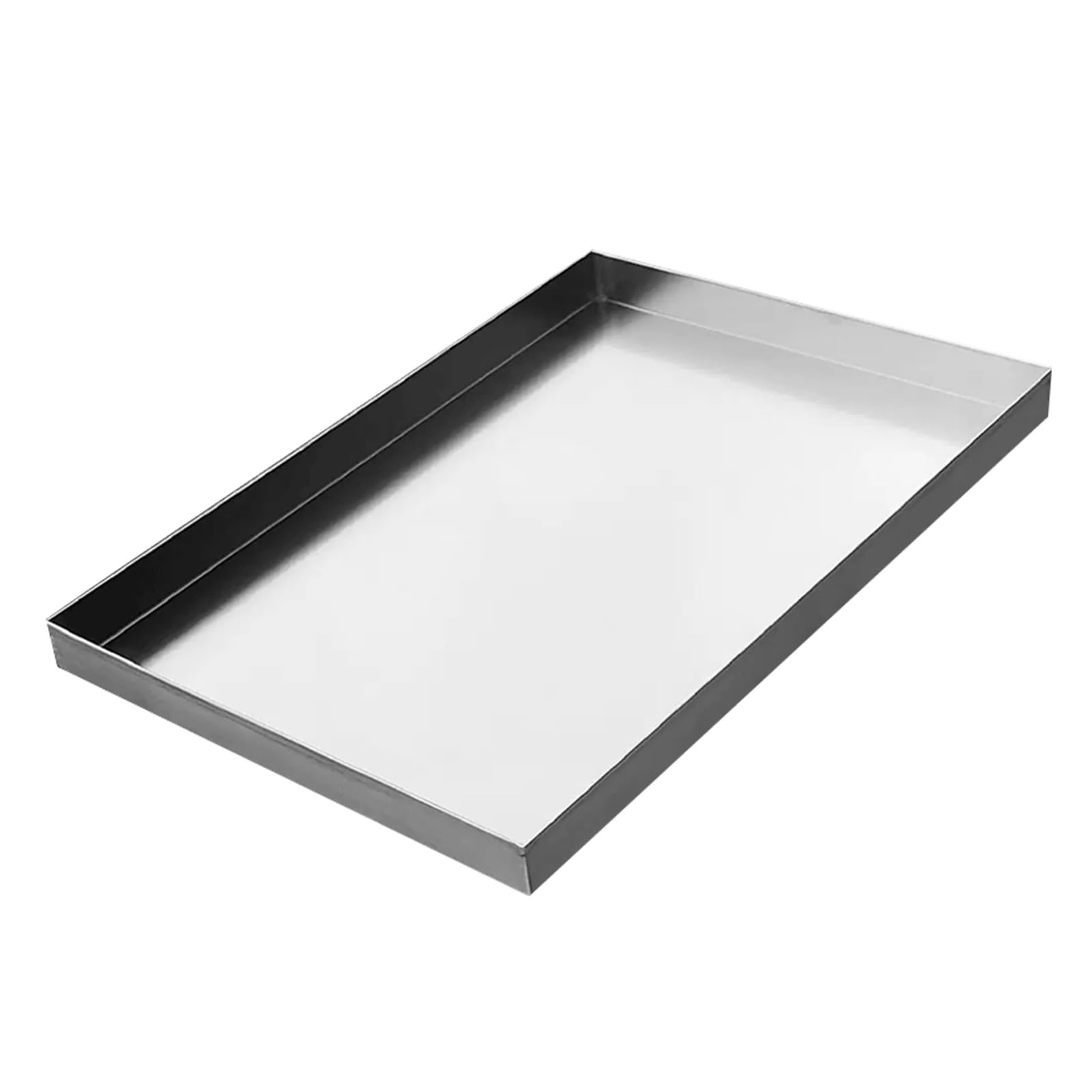 Bandeja Cambio Aceite Coche Antifugas, Bandeja Recogedora Acero Inoxidable | Bandeja Multifunción Para Lavadora, Secadora, Cortacésped, Aire Acondicionado, Maceta, Nevera(60x45x5cm)