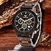 VICVS Reloj de madera para hombre Imagen de VICVS Reloj de madera para hombre