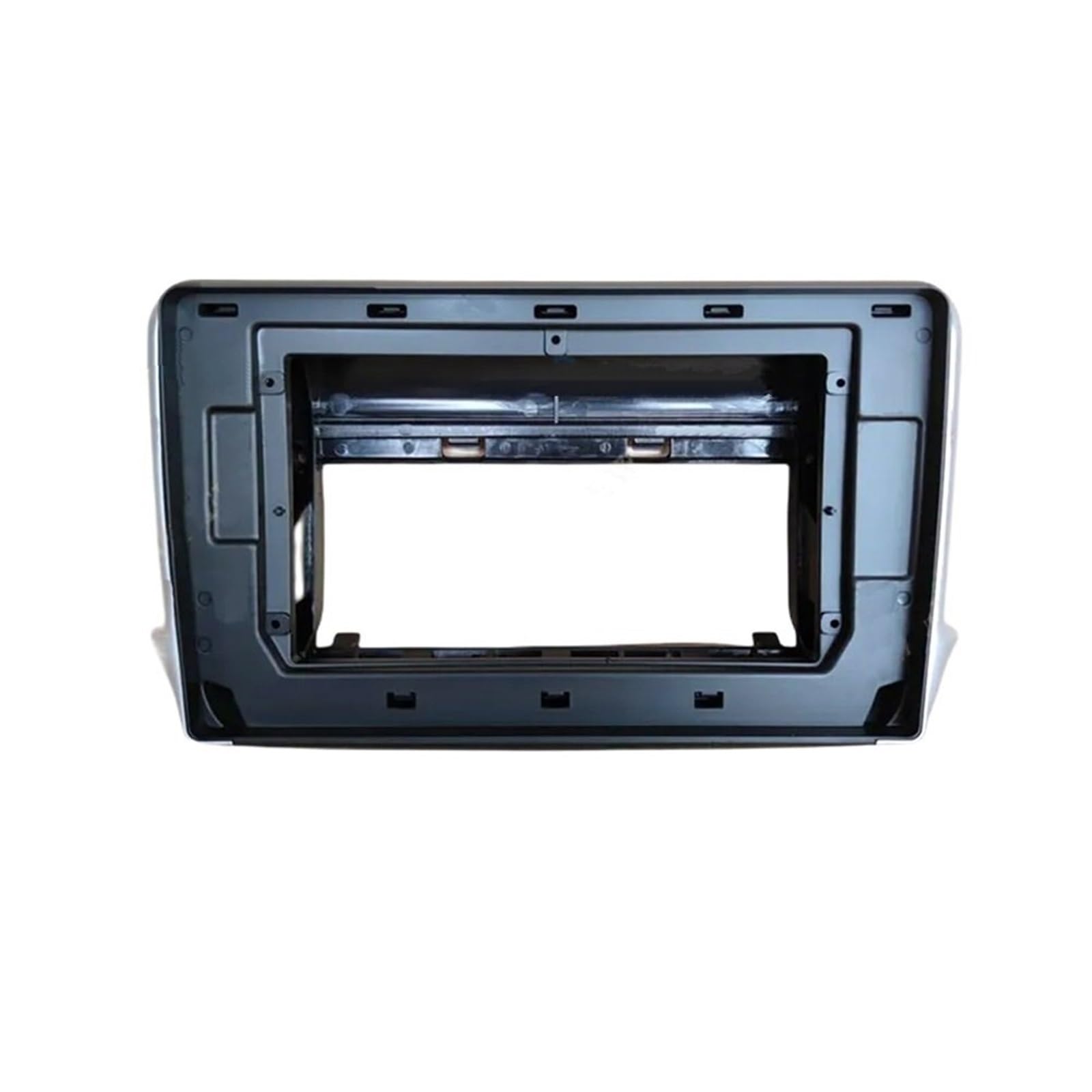 JKELPV Car Radio Frame Kit Fit For Peugeot 208 2008 2014-2018 10.1 Inch Car Radio Fascias 2 Din Head Unit Panel Dash Frame Instal Radio adapter