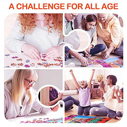 Ucradle Puzzle 1000 Teile für Erwachsene und Kinder, Puzzle mit Landschafts-Motiv Kinderpuzzle mit 70x50 cm… – Bild 6