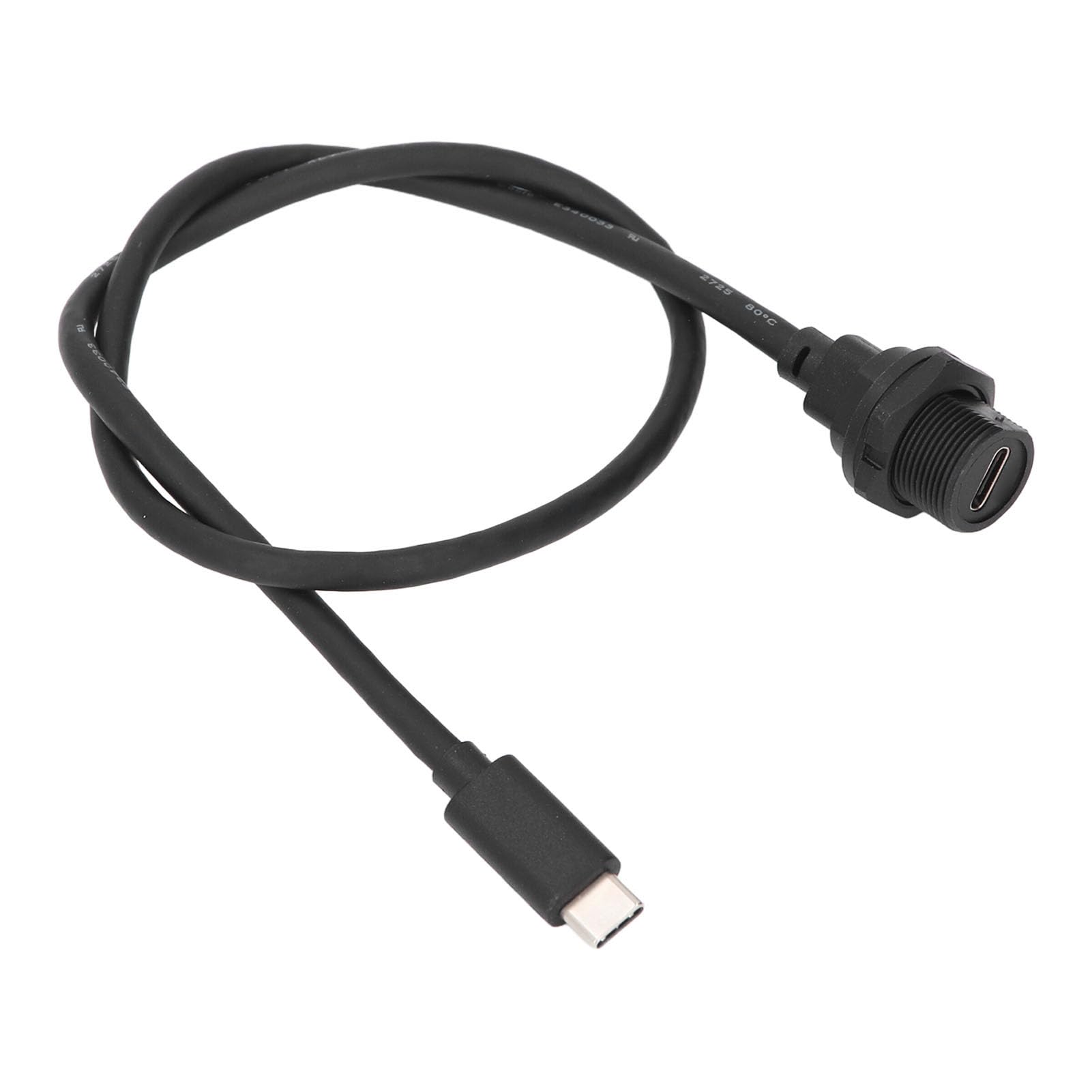 Amazon.co.jp: 防水延長コード タイプC USBコネクタケーブル 0.5m長さ