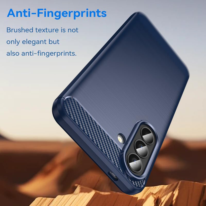 Image of Basic Case for Samsung Galaxy A37 5G (Carbon Fibre Blue)