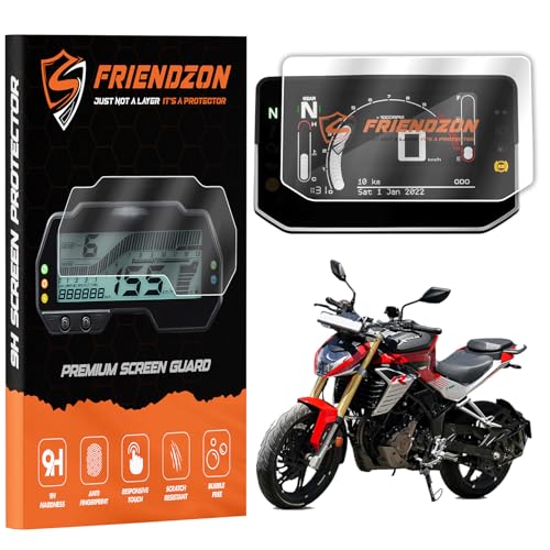 Image of FriendZon Screen Guard For Hero Xtreme 250R TFT Digital Meter [2025] | Anti-Bubble | Scratch Resistant | HD Clear | Anti-Fingerprint | TFT Instrument Display Protector | Xtreme Accessories [Not Tempered Glass] (Pack of 1)