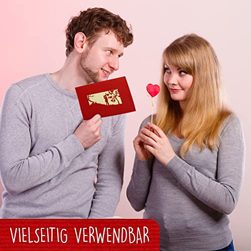 LIN Pop Up Biglietti di Matrimonio Inviti