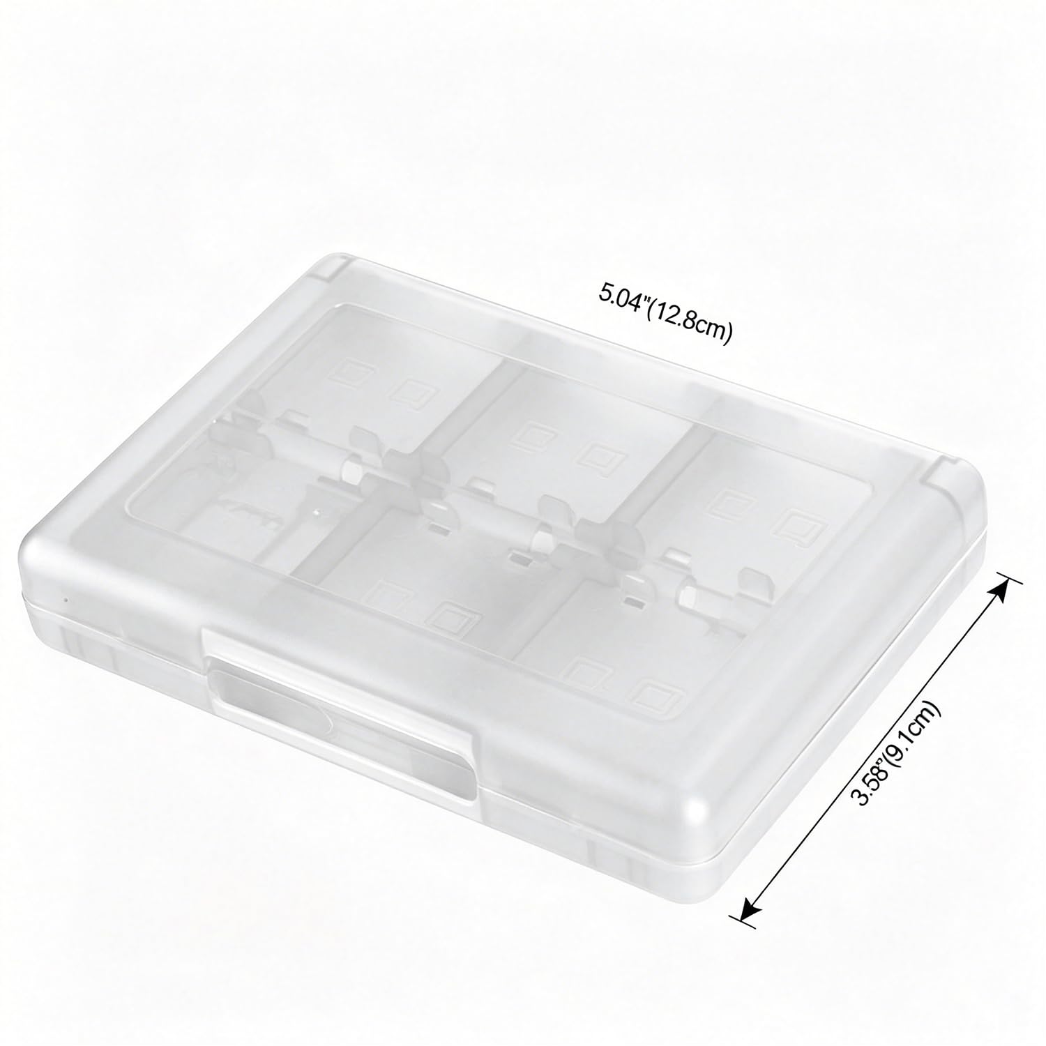 KlsyChry 28 en 1 Caja de Cartucho con Soporte para Tarjeta de Juego para Juegos Nintendo DS 3DS (Blanco)
