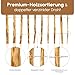 BooGardi Staketenzaun 80 cm hoch · Holz-Zaun Garten in 14 Größen · Gartenzaun Holz Sichtschutz · Jägerzaun Teichzaun Holzzaun Bauernzaun · 80cm x 5m · Lattenabstand 3-5cm