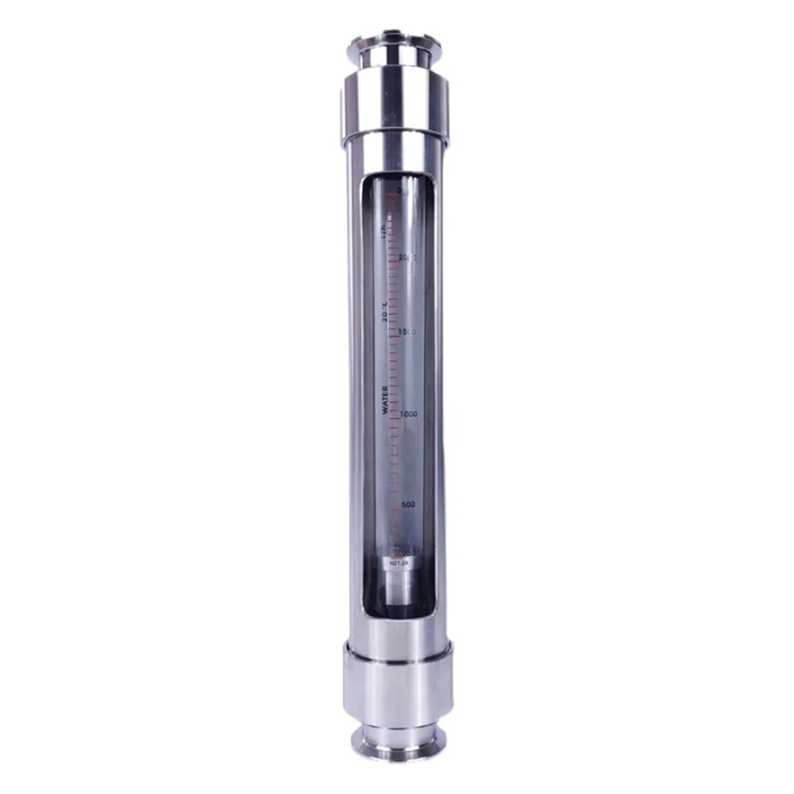 Débitmètre à rotor en verre LZB-WA 30S 25 en acier inoxydable pour liquide 250-2500 LPH