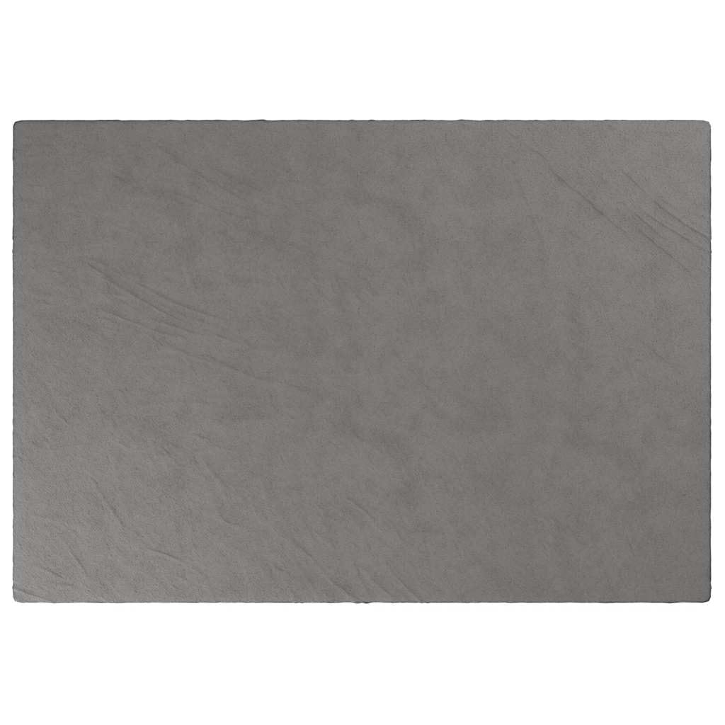 vidaXL Manta con Peso y con Funda Tela Gris 10 kg 140x200 cm