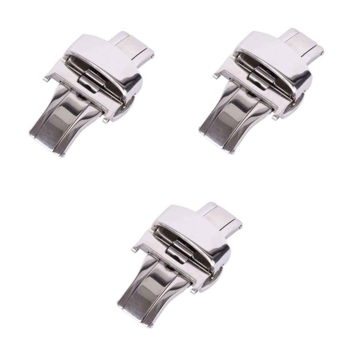 Boucle déployante acier inoxydable bracelet montre accessoire élégant - 8