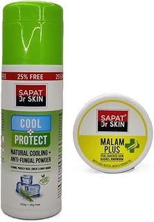 Sapat Combo Pack of Dr Skin Malam Plus (14g) & Cooling Anti-Fungal Powder (100gm)-picture-52