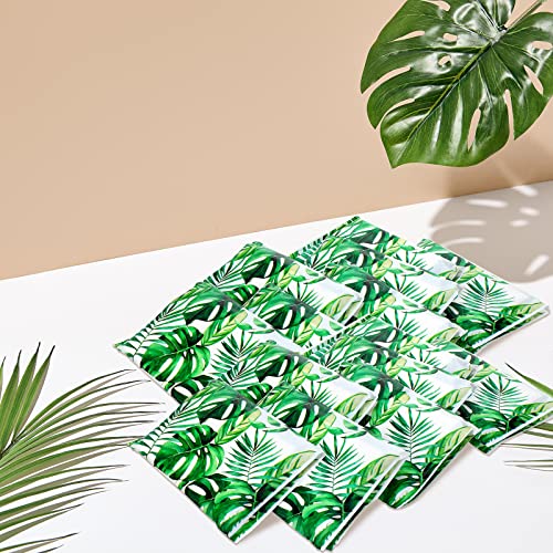 Image of Geyee 50 Pack Travel Tissue Packets Facial Paper Napkins, Palm Leaves